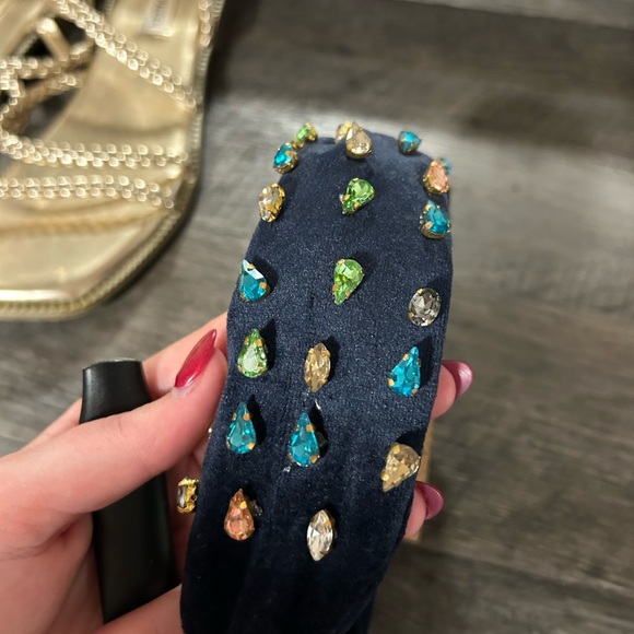 Embellished Navy Headband - Picture 4 of 5